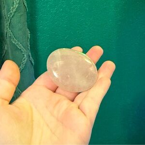 Rose Quartz Palm Stone